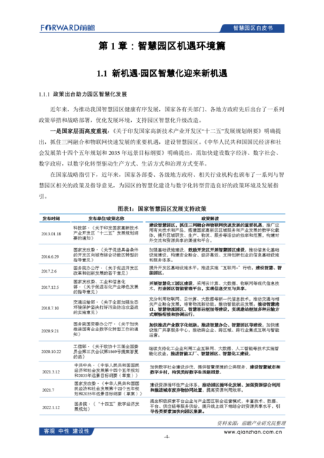 前瞻产业研究院:中国智慧园区发展白皮书(2022)